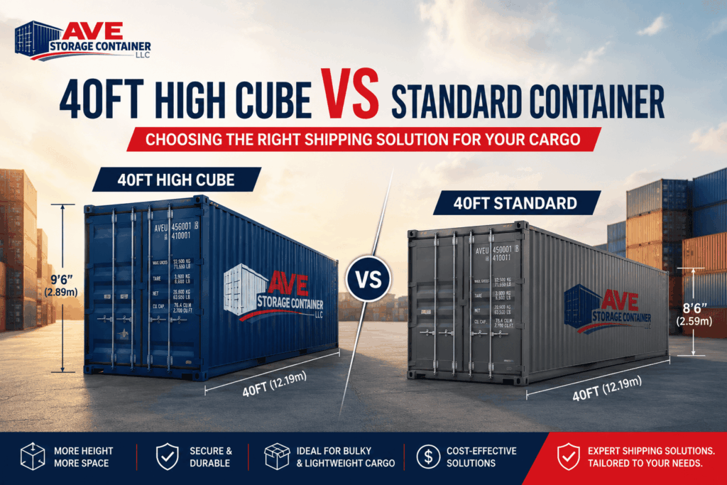 40ft High Cube Vs Standard Containers