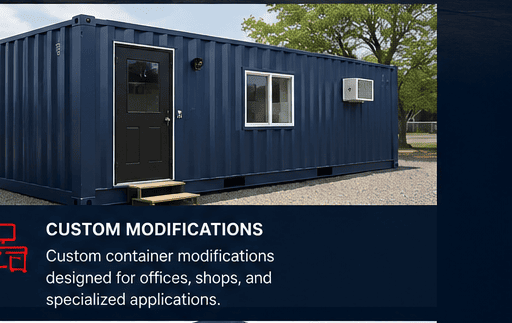 our portfolio. Custom Container Modifications